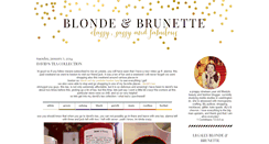 Desktop Screenshot of beingblondeandbrunette.blogspot.com