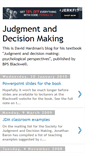 Mobile Screenshot of judgmentanddecisionmaking.blogspot.com