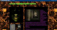 Desktop Screenshot of creepyneighborhoodstories.blogspot.com