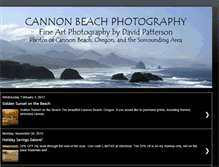 Tablet Screenshot of cannonbeachphotography.blogspot.com