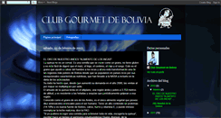 Desktop Screenshot of clubgourmetdebolivia.blogspot.com