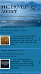 Mobile Screenshot of privilegedaddictwriter.blogspot.com