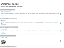 Tablet Screenshot of challengeracing.blogspot.com