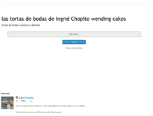 Tablet Screenshot of las-tortas-de-ingrid.blogspot.com