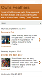 Mobile Screenshot of owlsfeathers.blogspot.com