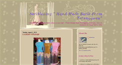 Desktop Screenshot of batiklening.blogspot.com