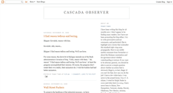 Desktop Screenshot of cascadaobserver.blogspot.com