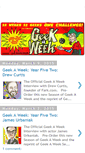 Mobile Screenshot of geek-a-week.blogspot.com