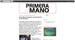 Desktop Screenshot of primeramano890.blogspot.com