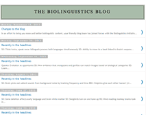 Tablet Screenshot of biolingblog.blogspot.com