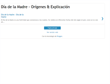 Tablet Screenshot of dia-de-la-madre.blogspot.com