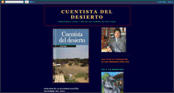 Desktop Screenshot of cuentistadeldesierto.blogspot.com