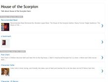 Tablet Screenshot of dragonshouseofthescorpion.blogspot.com