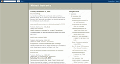 Desktop Screenshot of michealinsurance.blogspot.com