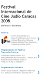 Mobile Screenshot of festivaldecinejudiocaracas.blogspot.com