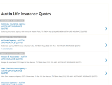 Tablet Screenshot of life-insurance-austin.blogspot.com