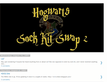 Tablet Screenshot of hogwartssockkitswap2.blogspot.com