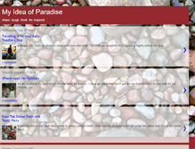 Tablet Screenshot of myideaofparadise.blogspot.com