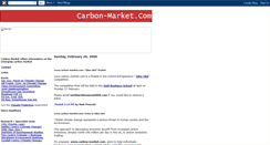 Desktop Screenshot of carbon-market.blogspot.com