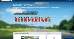 Desktop Screenshot of naturalprovida.blogspot.com