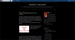 Desktop Screenshot of cookiesdelight.blogspot.com