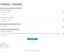 Tablet Screenshot of celluless-colombia.blogspot.com