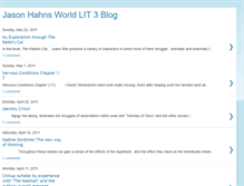 Tablet Screenshot of hahnworldlit3.blogspot.com