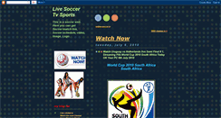 Desktop Screenshot of livesoccertvsportsnews.blogspot.com