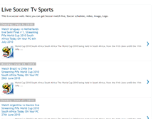 Tablet Screenshot of livesoccertvsportsnews.blogspot.com