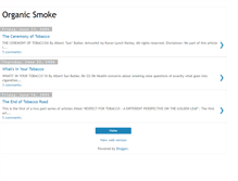 Tablet Screenshot of organicsmoke.blogspot.com