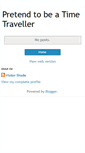 Mobile Screenshot of pretendtobeatimetraveller.blogspot.com