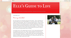 Desktop Screenshot of ellesguidetolife.blogspot.com