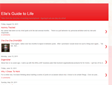 Tablet Screenshot of ellesguidetolife.blogspot.com