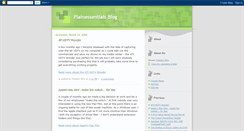 Desktop Screenshot of plainessentials.blogspot.com