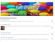 Tablet Screenshot of funfrugally.blogspot.com