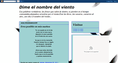 Desktop Screenshot of dimeelnombredelviento.blogspot.com