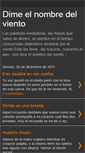 Mobile Screenshot of dimeelnombredelviento.blogspot.com