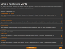 Tablet Screenshot of dimeelnombredelviento.blogspot.com