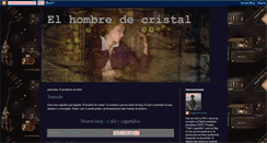 Desktop Screenshot of hombredecristal.blogspot.com