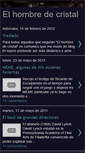Mobile Screenshot of hombredecristal.blogspot.com