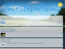 Tablet Screenshot of diebesteparty.blogspot.com