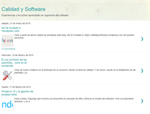 Tablet Screenshot of calidadysoftware.blogspot.com