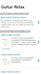 Mobile Screenshot of guitar-relax.blogspot.com