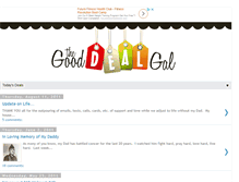 Tablet Screenshot of gooddealgal.blogspot.com