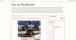 Desktop Screenshot of eyeontherecord.blogspot.com