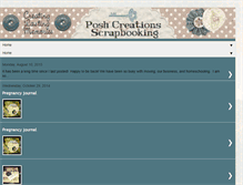 Tablet Screenshot of poshcreations1.blogspot.com