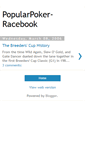 Mobile Screenshot of popularpoker-racebook.blogspot.com
