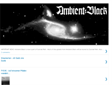 Tablet Screenshot of ambient-black.blogspot.com