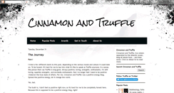Desktop Screenshot of cinnamonandtruffle.blogspot.com