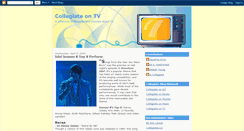 Desktop Screenshot of collegiatetv.blogspot.com